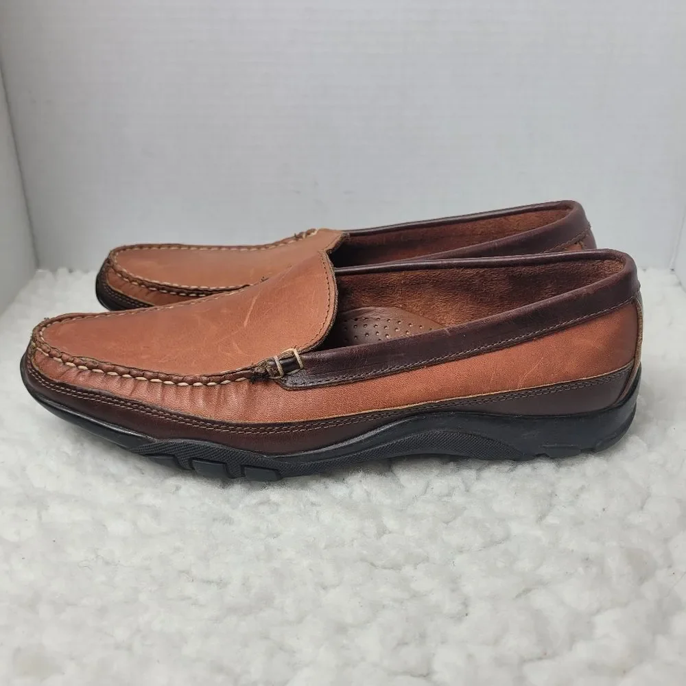 Allen Edmonds Boulder Port Washington Mens Driving Loafer Size 9.5 Brown Shoes